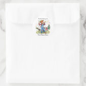 Aufkleber für Buchzeichen von Bauernjunge (Tasche)