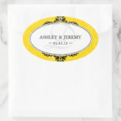 Aufkleber für Cadmium-Gastgeschenk Hochzeit (Tasche)