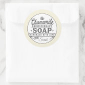Aufkleber für Chamomile-Seifen (Tasche)
