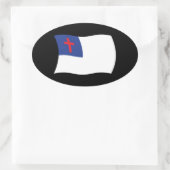 Aufkleber für christliche Religionsflagge (Tasche)