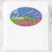 Aufkleber für Colorado Columbine (Tasche)