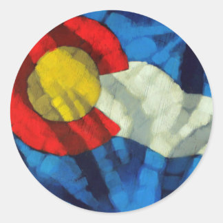 Aufkleber für Colorado-Fahnen