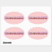 Aufkleber für Colorado-Konturen (Blatt)