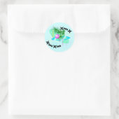 Aufkleber für cooles Weihnachten (Tasche)