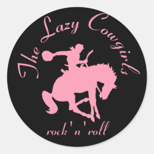 Aufkleber für Cowgirls