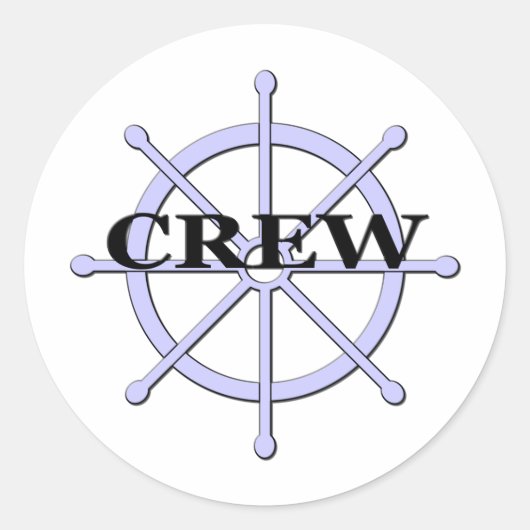 Aufkleber für Crew (Vorderseite)