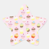 Aufkleber für Cupcake Party (Vorderseite)
