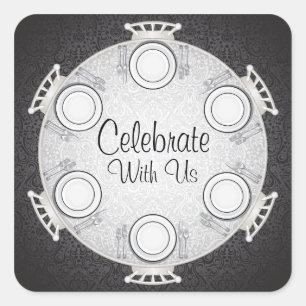 Aufkleber für das Abendessen