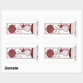 Aufkleber für das Alphabet-Buchzeichen des Kindes (Blatt)