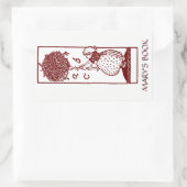 Aufkleber für das Alphabet-Buchzeichen des Kindes (Tasche)