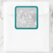 Aufkleber für das aquamarine Foto (Tasche)