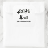 Aufkleber für das Baby-Wechselstube (Tasche)