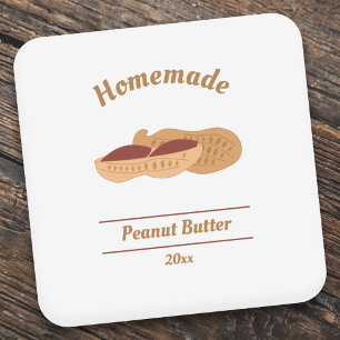 Aufkleber für das bearbeitbare Peanut-Butter