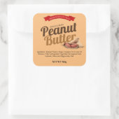 Aufkleber für das benutzerdefinierte Erdnussbutter (Tasche)