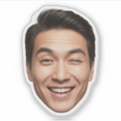 Aufkleber für das benutzerdefinierte Gesicht - Per (Vorderseite)