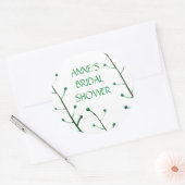 Aufkleber für das Brautparty Botanische Elemente (Umschlag)