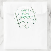 Aufkleber für das Brautparty Botanische Elemente (Tasche)