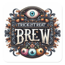 Aufkleber für das Brew-Sticken