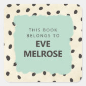 Aufkleber für das Buchzeichen (Vorderseite)