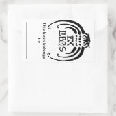 Aufkleber für das Buchzeichen (Tasche)