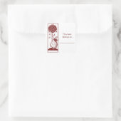 Aufkleber für das Buchzeichen "Child & Alphabet Tr (Tasche)