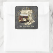 Aufkleber für das Buchzeichen lesen (Tasche)