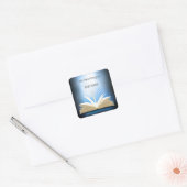 Aufkleber für das Buchzeichen "personalisiert Open (Umschlag)