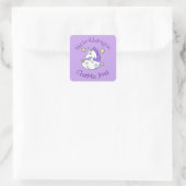 Aufkleber für das Buchzeichen Unicordesign (Tasche)
