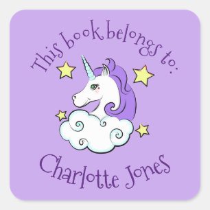 Aufkleber für das Buchzeichen Unicordesign