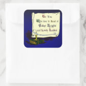 Aufkleber für das Buchzeichen Vintag (Tasche)