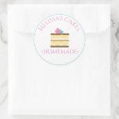 Aufkleber für das Cake-Logo, hausgemachte Bäckerei (Tasche)