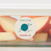 Aufkleber für das Crochet-Label (Befestigt)