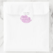 Aufkleber für das Design von Soft Pink Candle-Prod (Tasche)