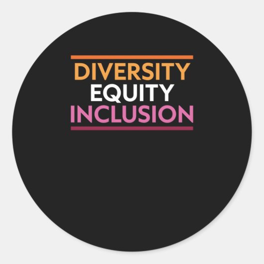 Aufkleber für das Diversity-Eigenkapital (Vorderseite)