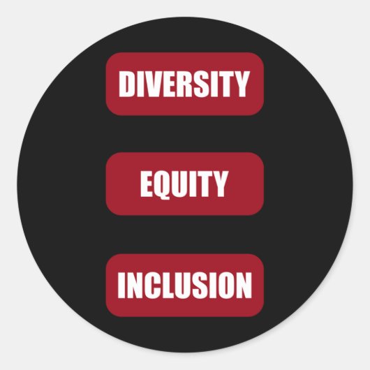 Aufkleber für das Diversity-Equity-Paket (Vorderseite)