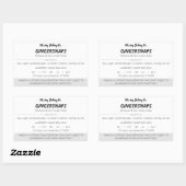 Aufkleber für das einfache Hütte-Recht (Blatt)