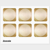 Aufkleber für das Etikett aus Goldmarmor Großer Pl (Blatt)