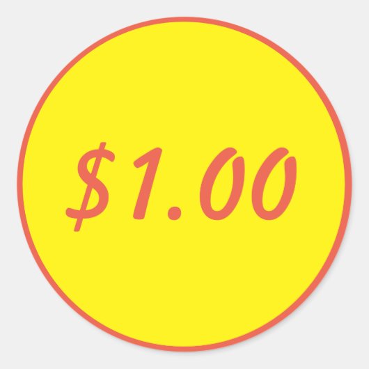 Aufkleber für das Etikett des Automaten mit einem (Vorderseite)