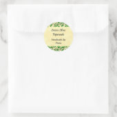 Aufkleber für das Etikett "Eigenes Olivenblatt" od (Tasche)