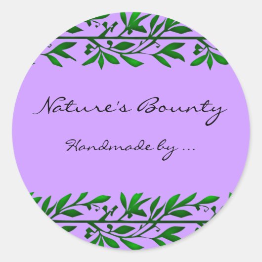 Aufkleber für das Etikett "Eigenes Olivenblatt" od (Vorderseite)