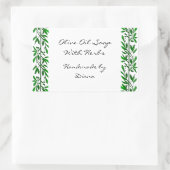 Aufkleber für das Etikett "Eigenes Olivenblatt" od (Tasche)