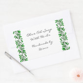 Aufkleber für das Etikett "Eigenes Olivenblatt" od (Umschlag)