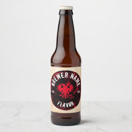 Aufkleber für das Etikett, Handwerksbrauen, Kombuc (Vorderseite)