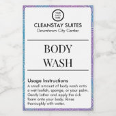 Aufkleber für das Etikett mit dem Logo Floral Bord (Einzelnes Label)