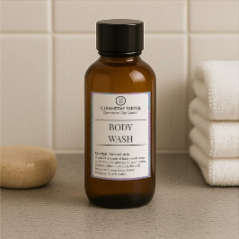 Aufkleber für das Etikett mit dem Logo Floral Bord