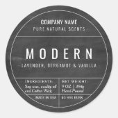 Aufkleber für das Etikett von schwarzen, hausgemac (Vorderseite)