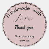 Aufkleber für das farbige Rosa (Vorderseite)