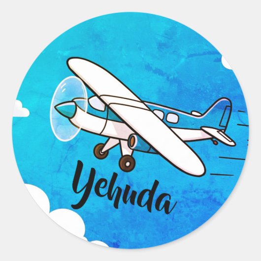 Aufkleber für das Flugzeug (Vorderseite)