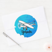 Aufkleber für das Flugzeug (Umschlag)