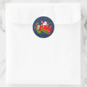 Aufkleber für das Flugzeug Santa Flying (Tasche)